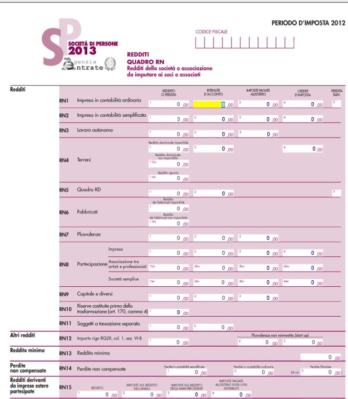 Software modello Unico Compilazione modello Unico Persone Fisiche