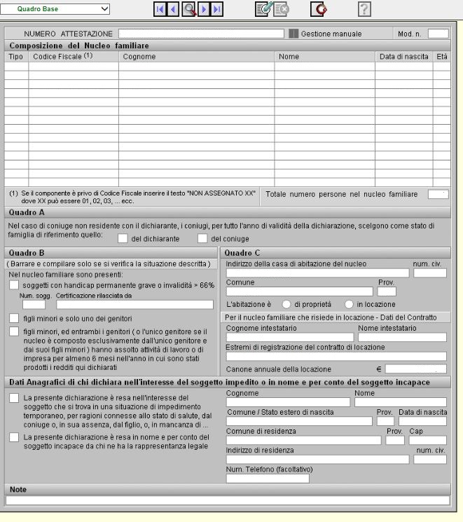 Software modello ISEE Compilazione e calcolo del modello ISEE